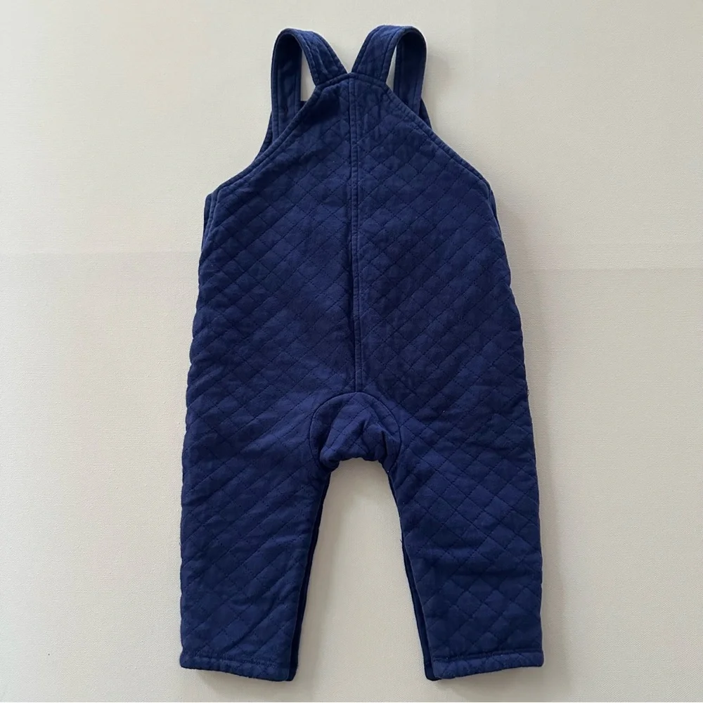 Baby Boden quilted navy
